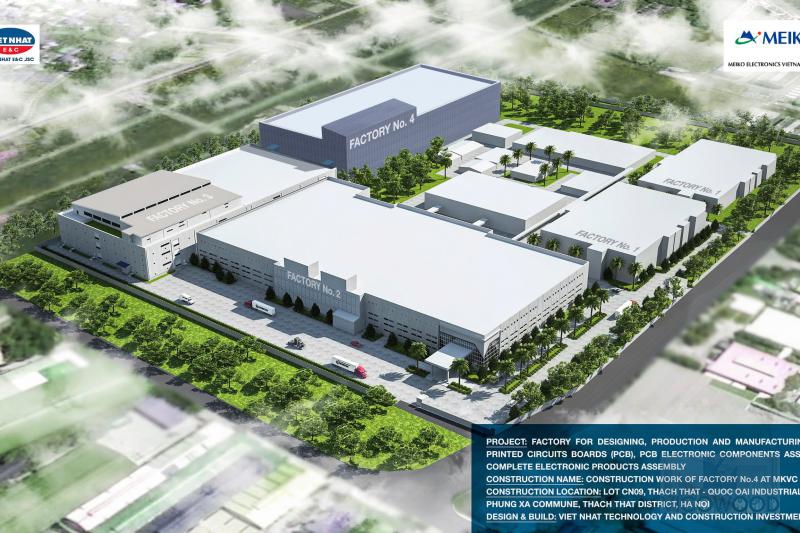 Meiko Electronic Company Project, Thach That Industrial Park