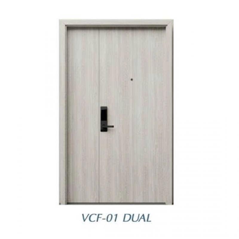 Mẫu Cửa Đôi - Cửa Gỗ Chống Cháy 